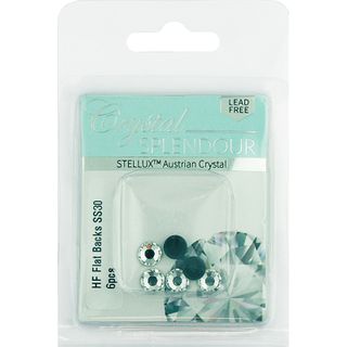 Stellux Hf Flat Backs Ss30 6Pcs Crystal