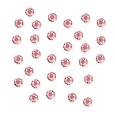 Stellux Hf Flat Backs Ss10 30Pcs Lt Rose