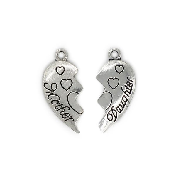 MOTHER DAUGHTER LOVE CHARMS 4PCS