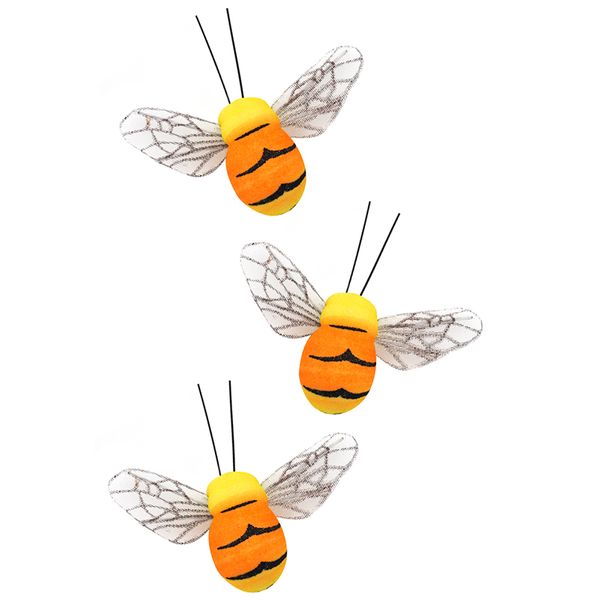 Craft Bees 3.5X6.5Cm Yellow 3Pc