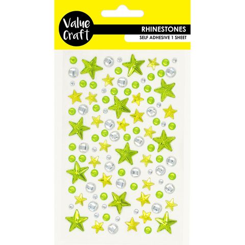 CRAFT R-STONE STARS  GREEN-SILVER 1 SH