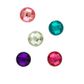 RHINESTONES ROUND 12MM ASST 50PCS