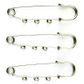 JF KILT PINS BROOCH SILVER 3PCS