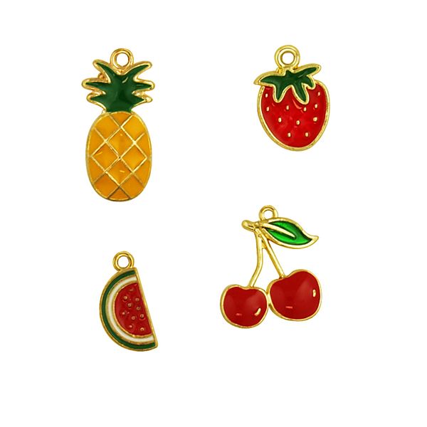 CHARM METAL MIXED FRUIT 4PC