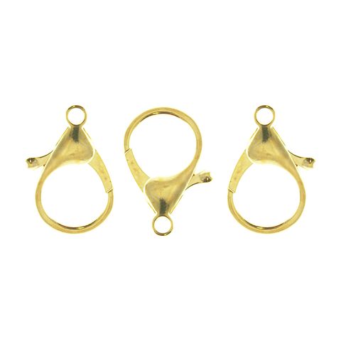 GIANT LOBSTER CLASP GOLD 3PCS
