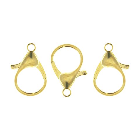 JF GIANT LOBSTER CLASP GOLD 3PCS