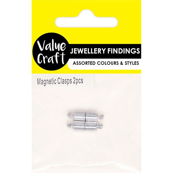 JF MAGNETIC CLASPS SILVER 2PCS