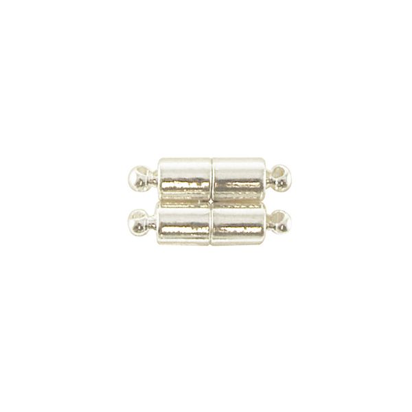 JF MAGNETIC CLASPS SILVER 2PCS