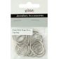 Jf Feature Plastic Rings 20Mm Slv 15Pcs