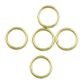 Jf Feature Plastic Rings 16Mm Gold 20Pcs