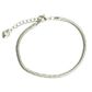 JF BRACELET  19CM SNAKE CHAIN SILVER 1PC