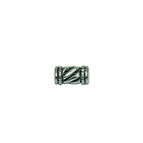 Jf Spacer 12Mm Rope Tube Silver 14Pcs