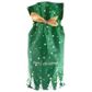 XMAS TREAT BAGS W-TIE GREEN AND GLD 4PK