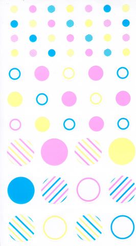 Stickers Fluro Dots