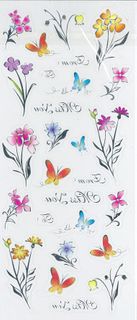 Stickers Transparent Flowers