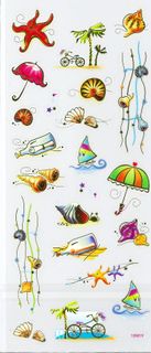 Stickers Transparent Sea