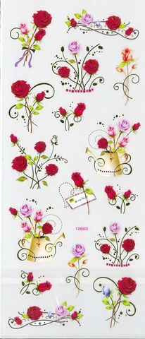 Stickers Transparent Roses