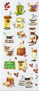 Stickers Transparent Coffee