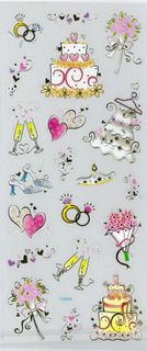 Stickers Transparent Wedding