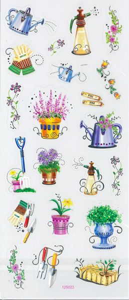 Stickers Transparent Garden