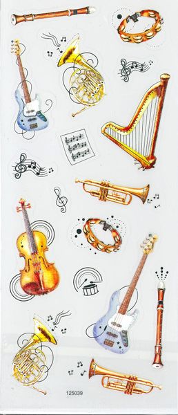 Stickers Transparent Music