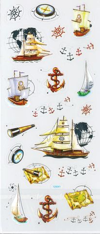 Stickers Transparent Ships