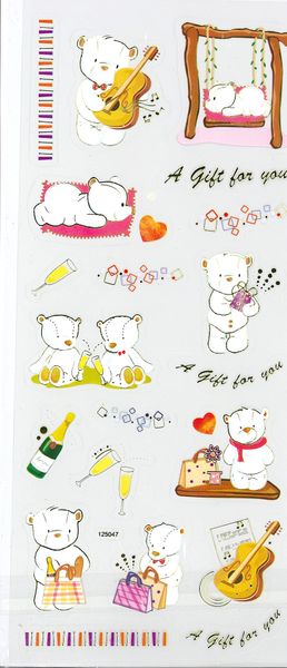 Stickers Transparent Bear
