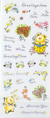 Stickers Transparent Greetings