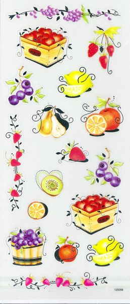 Stickers Transparent Fruit