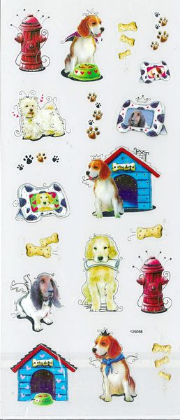 Stickers Transparent Dogs
