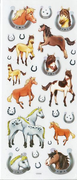 Stickers Transparent Horses