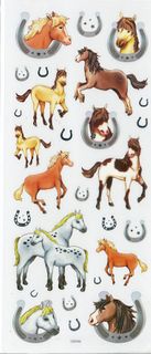 Stickers Transparent Horses