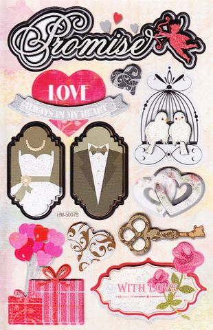 Stickers Wedding Day Promise Multi