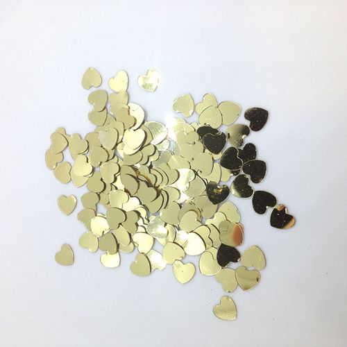 Scatters Small Hearts 6mm Gold 500g