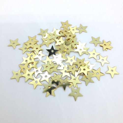 Scatters 10mm Stars Gold 500g