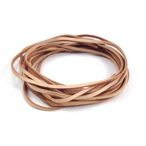 Leather Thonging 1.5mm Flat Natural 2m