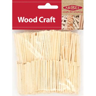 Match Sticks 2mmx5cm Natural Pkt 1000