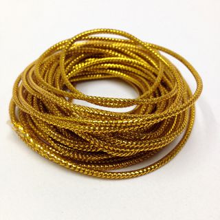 Metallic Cord 16ply Gold 5m