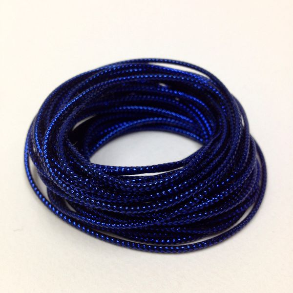 Metallic Cord 8ply Blue 4.8m