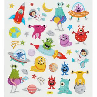 Stickers Space Monsters