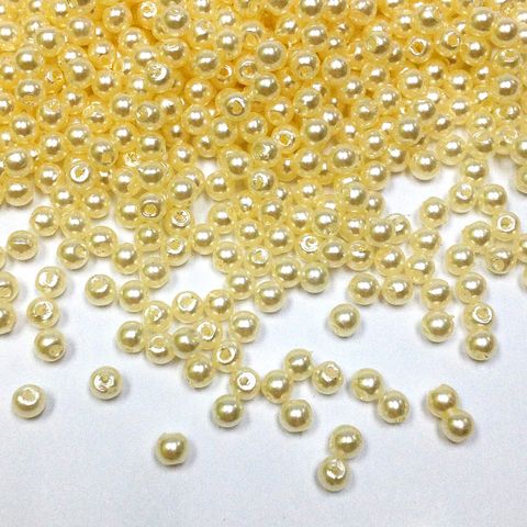 Pearl Beads 3mm Lemon 25g