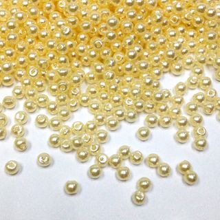 Pearl Beads 3mm Lemon 25g