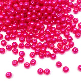 Pearl Beads 3mm Fuchsia 25g