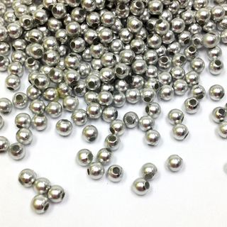 Pearl Beads 2mm Silver 25g