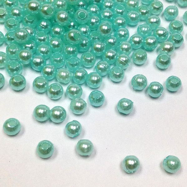 Pearl Beads 3mm Pale Blue 25g