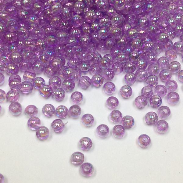 Pearl Beads 4mm Lilac AB 25g