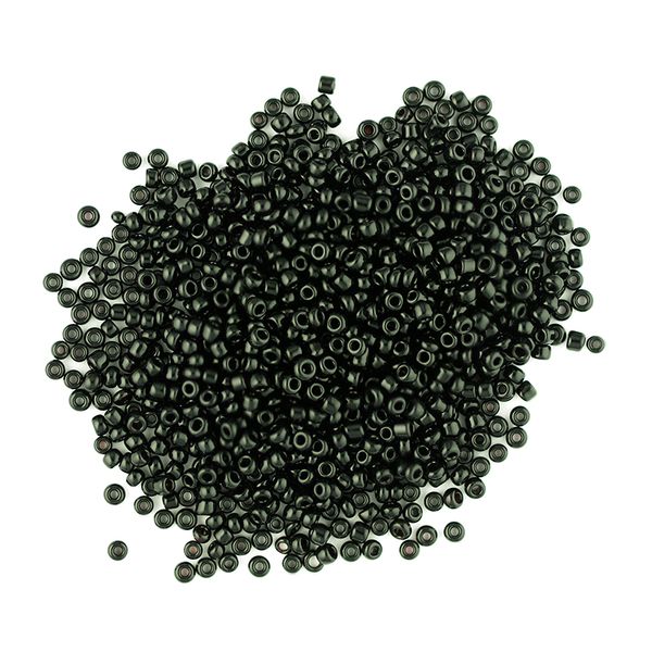 Bead Glass Seed 1.8Mm Black 25G