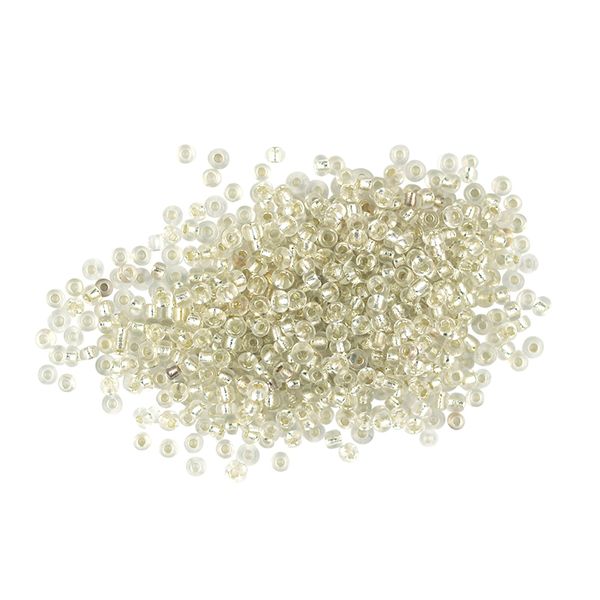 Bead Glass Seed 1.8Mm Silver 25G