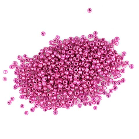 Bead Glass Seed 1.8Mm Metallic Pink 30G