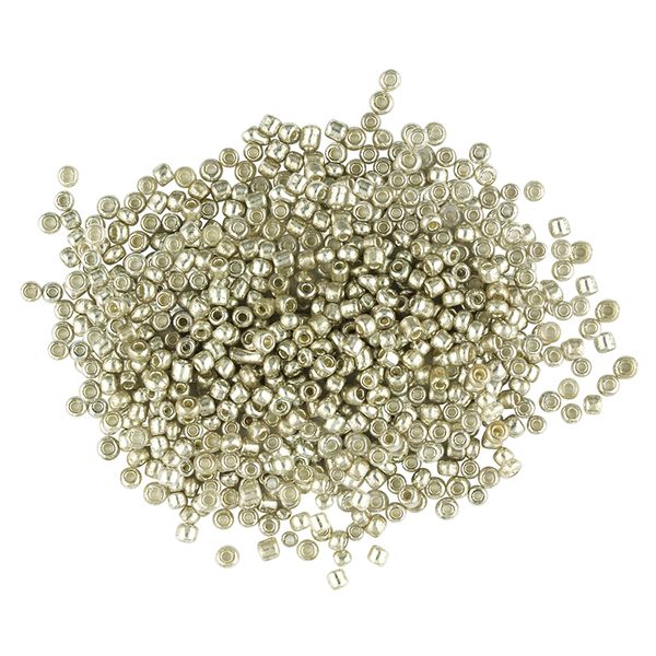 Bead Glass Seed 1.8Mm Metallic Slv 30G